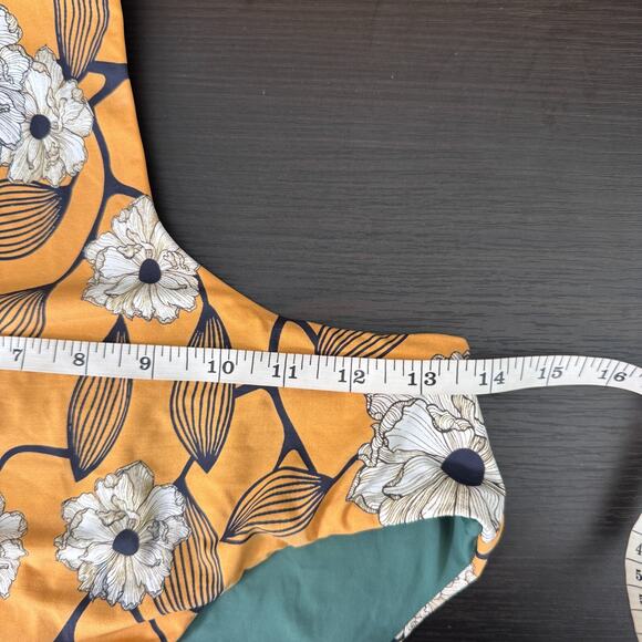 WET Swimsuit Set Women Large Floral One Piece Matching Cover Up Dress Resort NEW - Picture 11 of 14